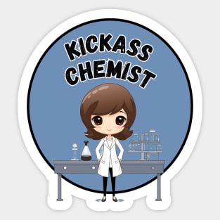 Kickass Chemist Sticker